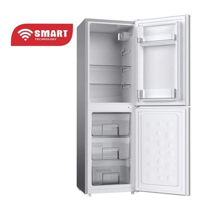 SMART TECHNOLOGY Réfrigérateur Combiné DFRST 3 Tiroirs 133 Litres (STCB-155H) - Gris/ Garantie 12 Mois-3