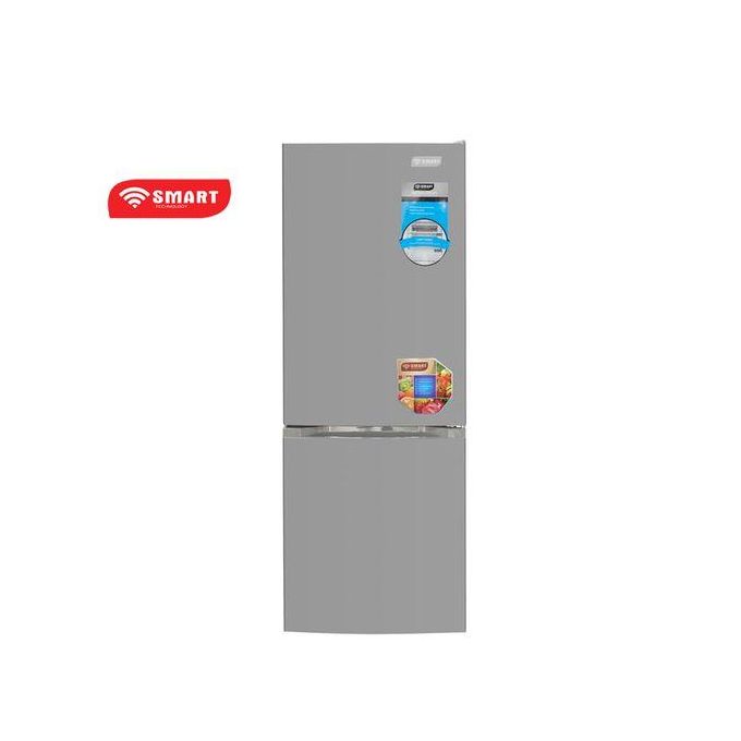 SMART TECHNOLOGY Réfrigérateur Combiné DFRST 3 TIROIRS  315L (STCB-499WM)  - Inox - Garantie 12 Mois-2