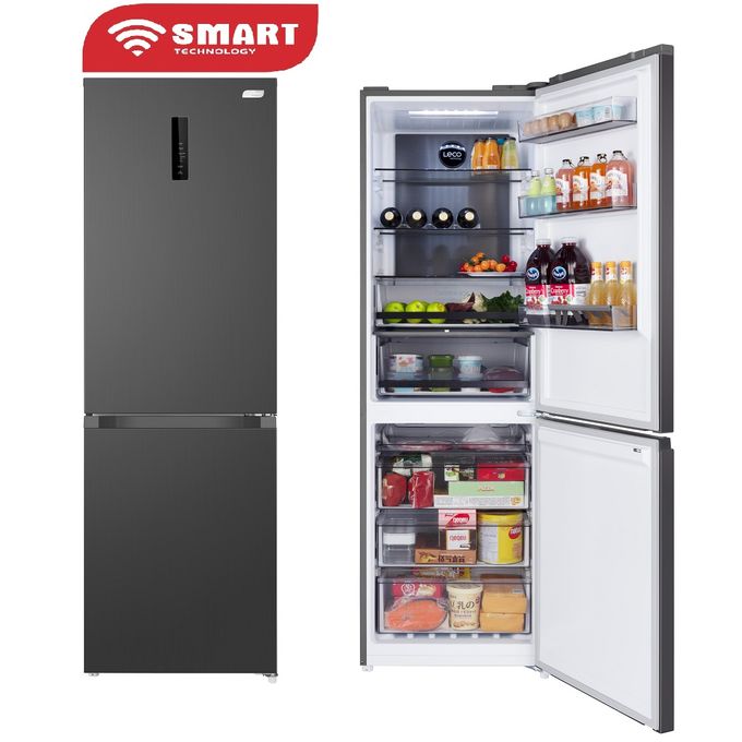 SMART TECHNOLOGY REFRIGERATEUR COMBINE SMART 402L (STCB-997M)- Inox - Garantie 12 Mois-2