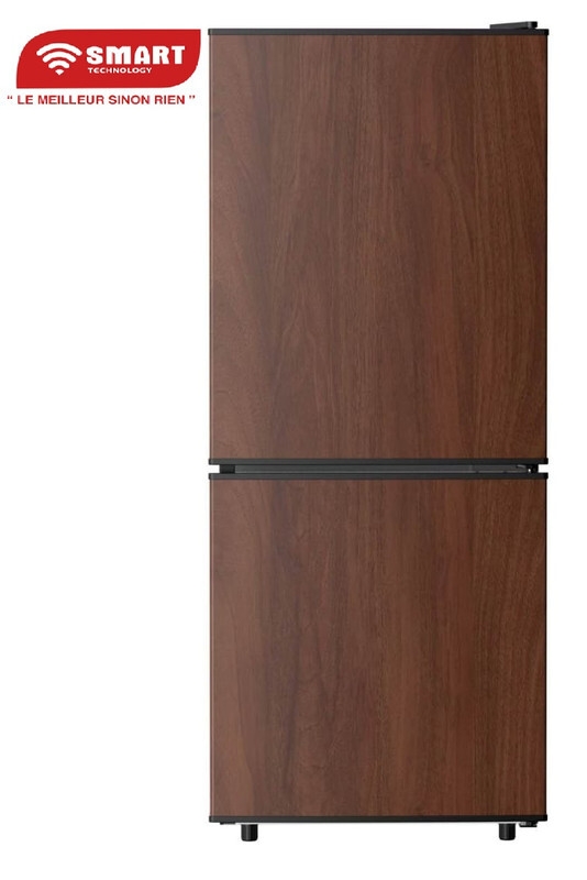 SMART TECHNOLOGY Réfrigérateur Combiné Smart 75 L – Modèle_STCB-137WOH – Design Couleur Boisée avec Double Tiroir- Garantie 12 Mois-4