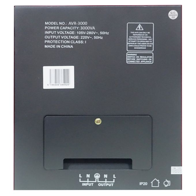 SMART TECHNOLOGY Régulateur De Tension Automatique - AVR-3000Va - 3000 Va - Gris - Garantie 7 Mois-3