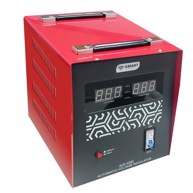 SMART TECHNOLOGY Régulateur De Tension Automatique - AVR-5000Va - 5000 Va - Gris - Garantie 7 Mois-2