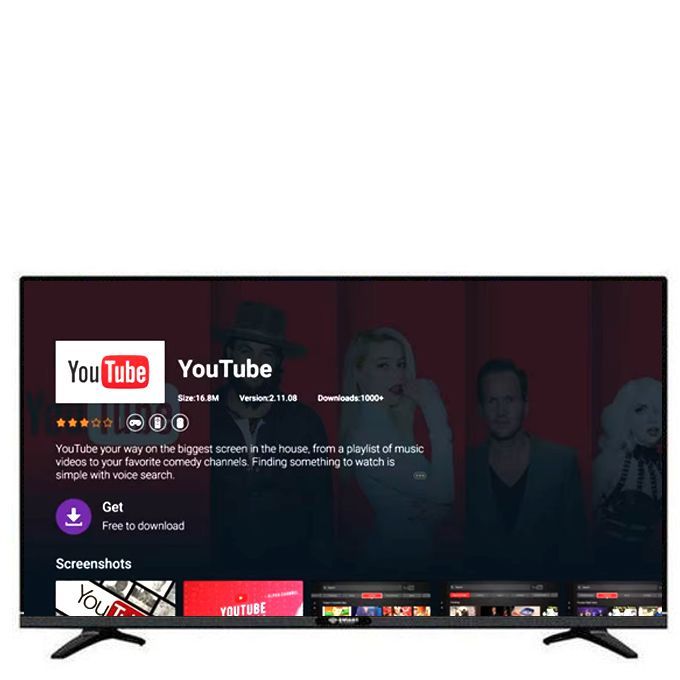 SMART TECHNOLOGY Smart TV LED 42" - Android AOSP - STT-4391CW - Noir - Régulateur De Tension - Garantie 12 Mois-1