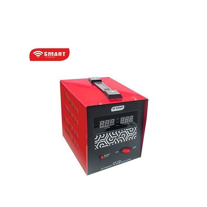 SMART TECHNOLOGY Stabilisateur AVR-1500VA - Rouge -7 Mois De Garantie-2