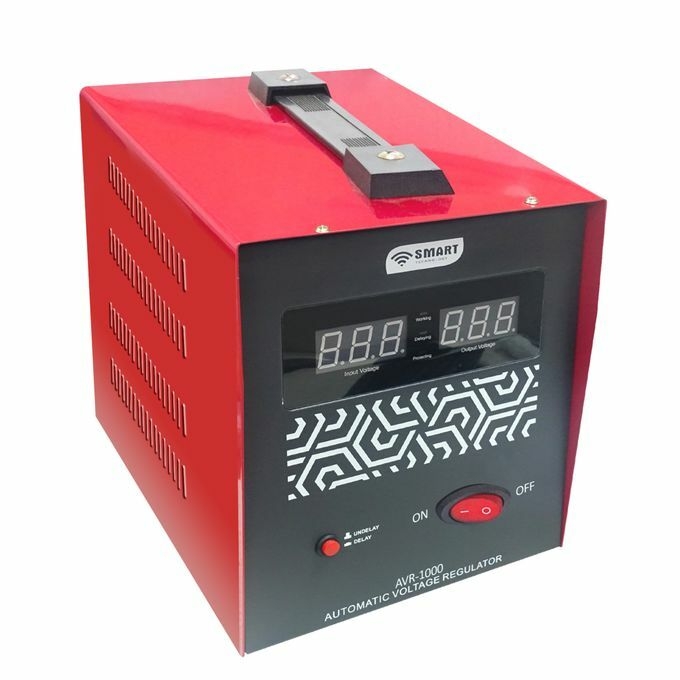 SMART TECHNOLOGY Stabilisateur AVR-1500VA - Rouge -7 Mois De Garantie-4