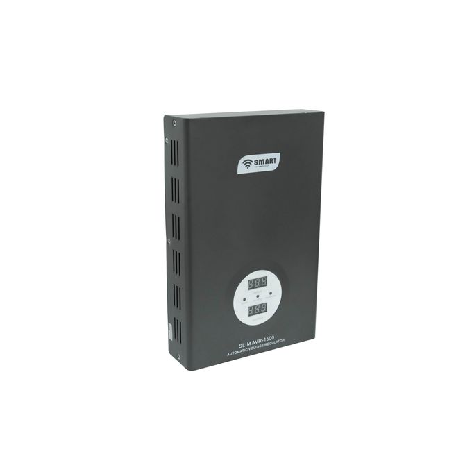 SMART TECHNOLOGY Stabilisateur Mural Automatique SMART (AVR-1500WVA)-Gris- Garantie  7 Mois-6