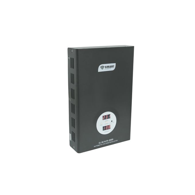 SMART TECHNOLOGY Stabilisateur Mural Automatique SMART (AVR-2000WVA)-Gris- Garantie  7 Mois-6