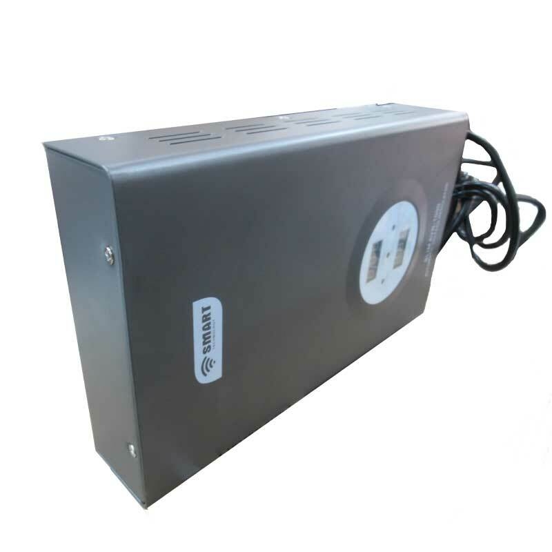 SMART TECHNOLOGY Stabilisateur Mural Automatique SMART (AVR-2000WVA)-Gris- Garantie  7 Mois-9