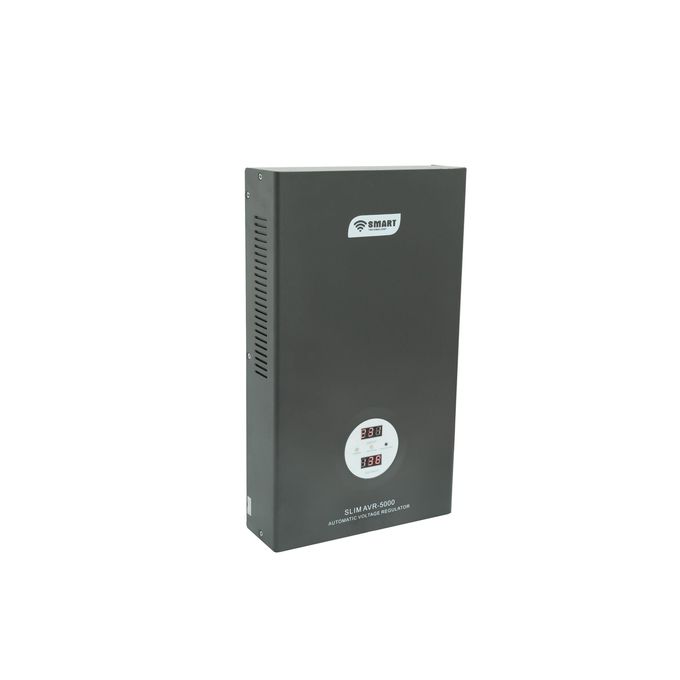 SMART TECHNOLOGY Stabilisateur Mural Automatique SMART (AVR-5000WVA)-Gris- Garantie  7 Mois-8