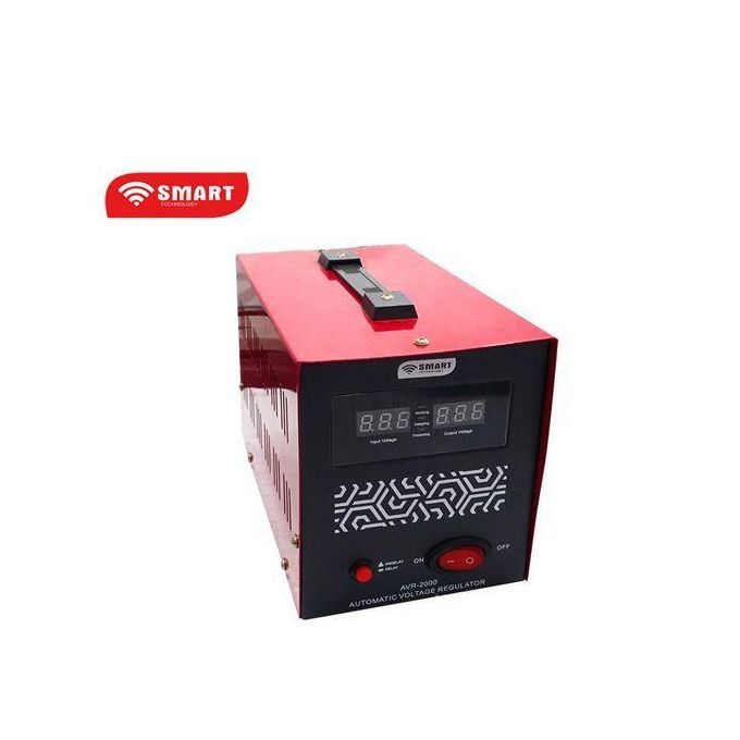 SMART TECHNOLOGY Stabilisateur Smart AVR-2000VA - Rouge - Garantie 7 Mois-2