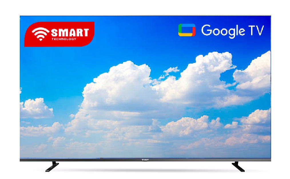 SMART TECHNOLOGY TV 100’’ Mini LED/QLED-4K UHD - Google TV, Android 14 (STT-10080K)- Wifi, Bluetooth - Apps (Netfl, YouTube, Prime Vidéo) - 2 télécommandes slim avec option vocale - 3x HDMI, 2x USB – Noir- Garantie 12 Mois.-8