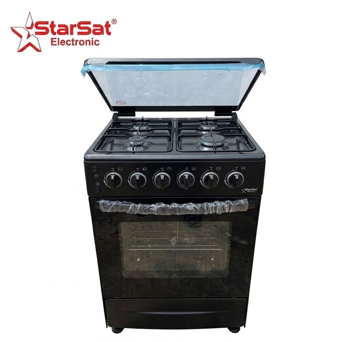 Starsat Cuisinière À Gaz Automatique 4 Feux 60X60 Full Option + Réchaud à Gaz 2 Feux Inox OFFERT-4