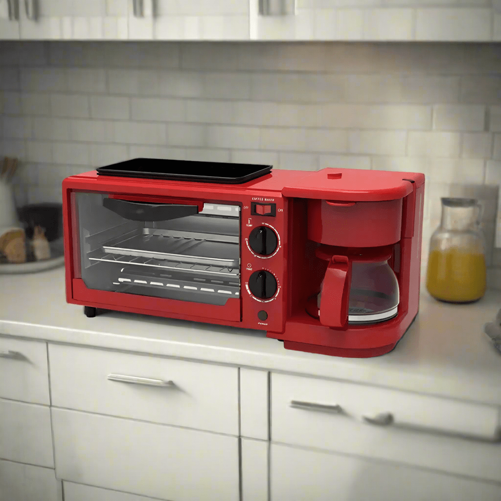 Station petit déjeuner Decakila 3 en 1 1050W - KEEV003R-3
