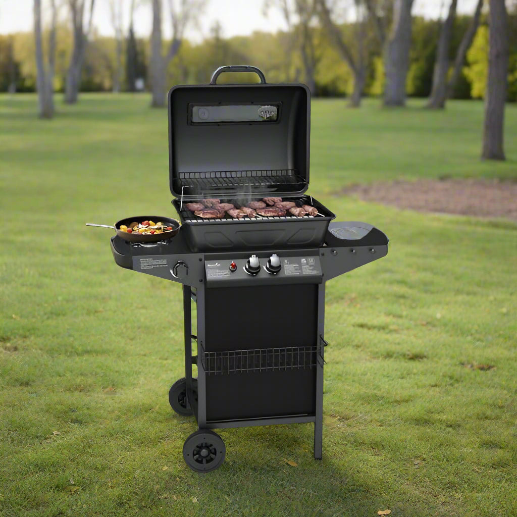 Support de barbecue à gaz à 2 brûleurs Decakila - KMGS005B-3