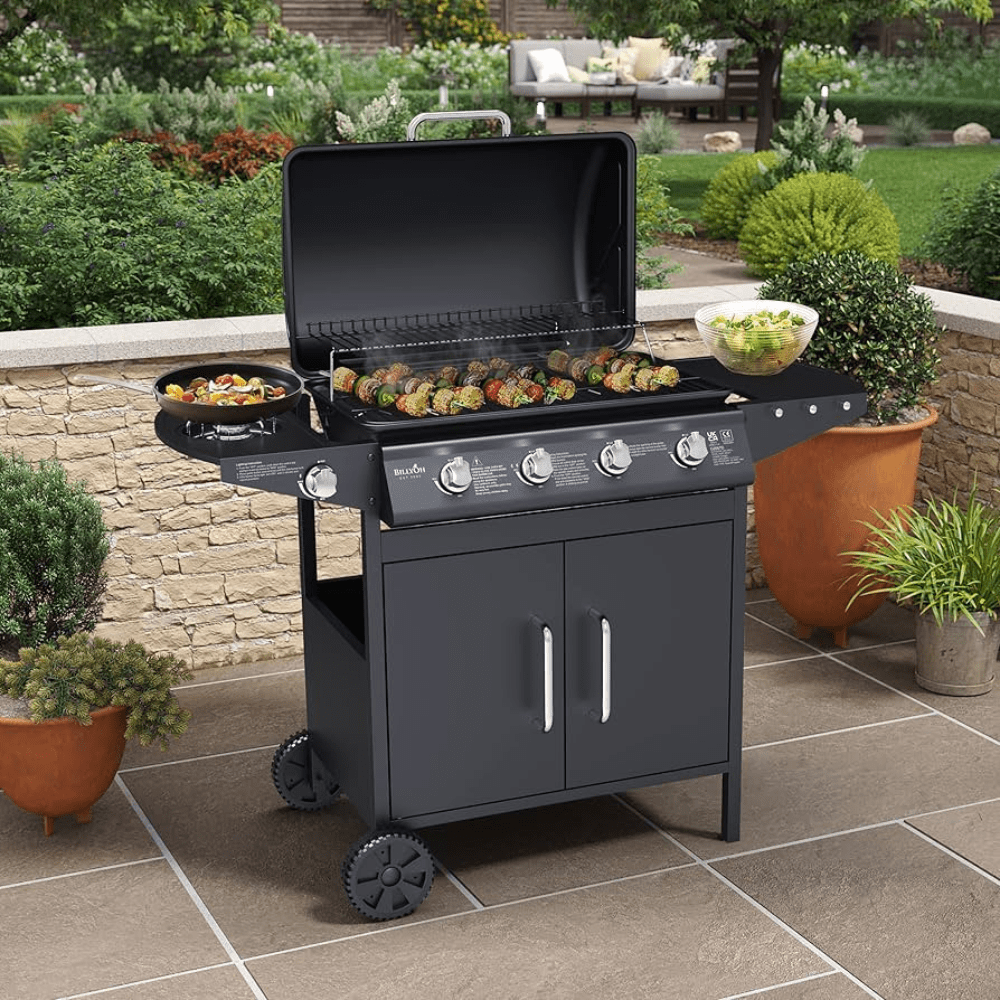 Support de barbecue à gaz à 4 brûleurs Decakila - KMGS006B-3