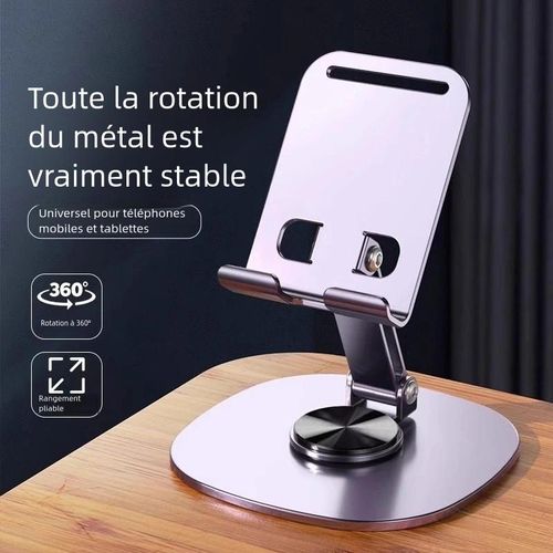 Support PVC  avec rotation à 360° réglable pour téléphone-2