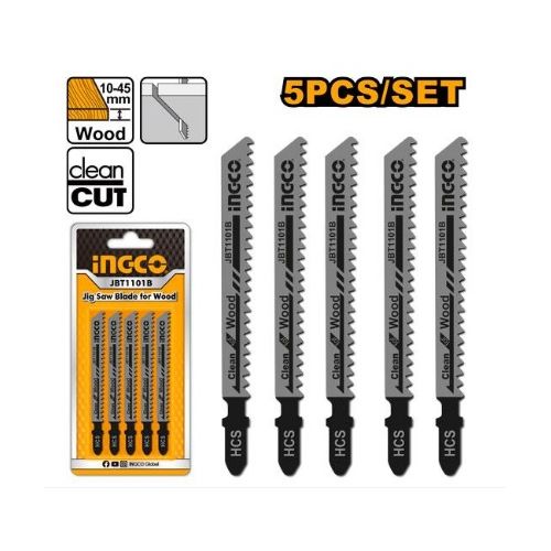 Ingco lame de scie sauteuse pour bois 75mm jbt1101b
