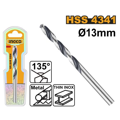 Ingco FORET A METAUX 4341 HSS 13 MM / DBT1201304
