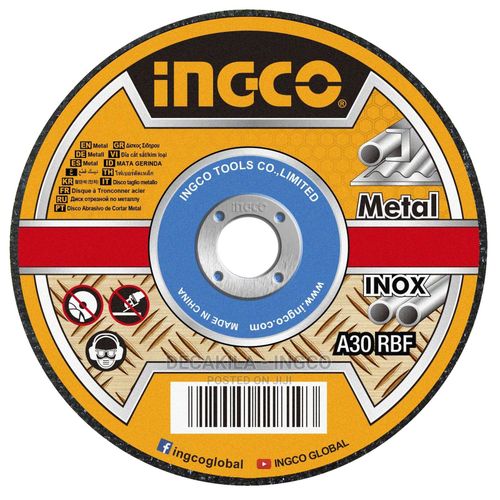 Ingco DISQUES ABRASIFS POUR METAUX 180mm(7")X3.0mm MCD301801