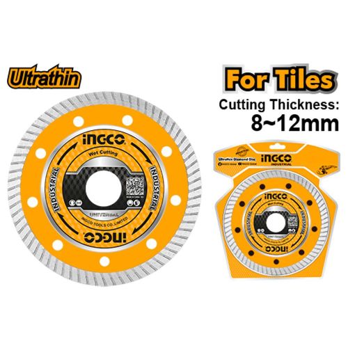 Ingco DISQUE DIAMANT ULTRA-FIN 180(7") X 22.2 Mm