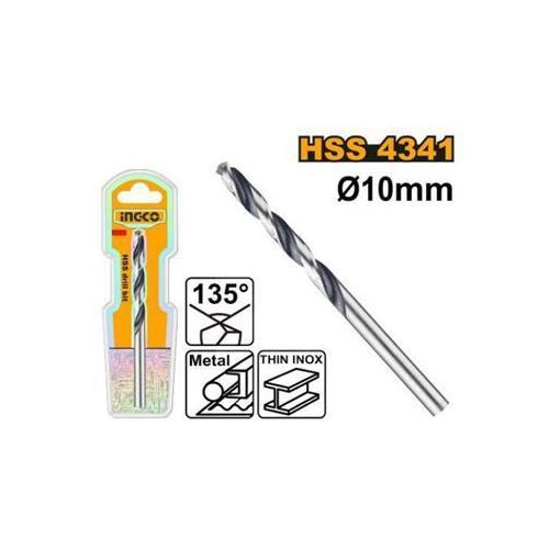 Ingco FORET HELICOIDAL A METAUX HSS 10 x 87 x 133mm(5PCS DBT1201004