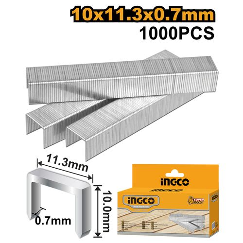 Ingco Agrafes 0,7Mm - Gris STS0110