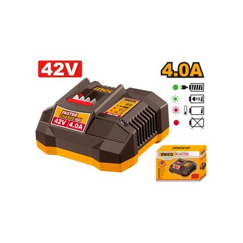 Ingco chargeur de batterie 42v-4a fcli42041
