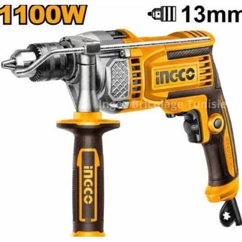 Ingco perceuse a percussion 1100W 13 mm ID110028