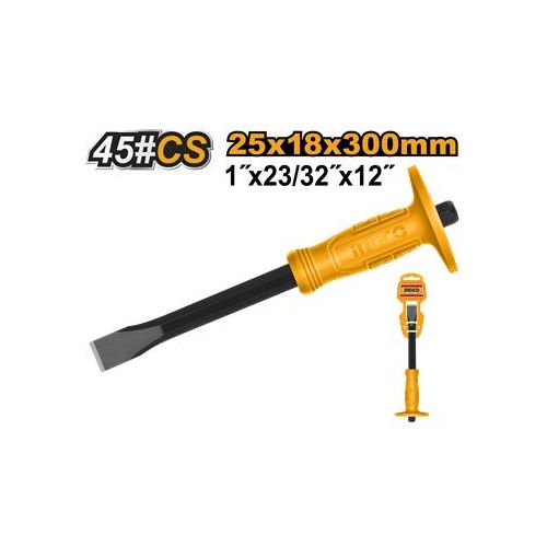 Ingco burin plat 300x24x18mm avec protection hccl082412