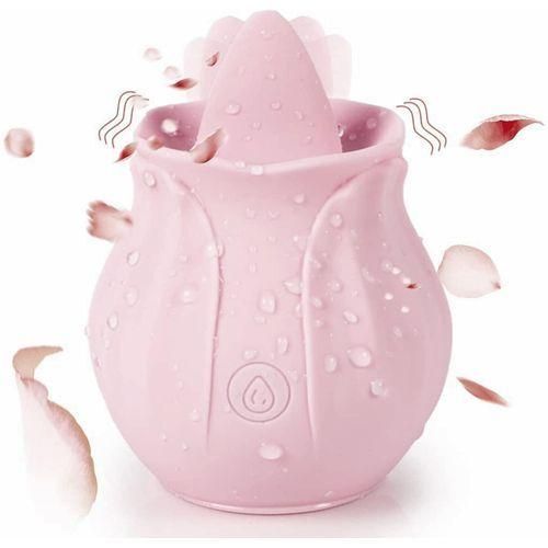 Sex Toy Vibromasseur à Lécher Vaginal En Forme De Rose, Jouet Sexuel Pour Femmes