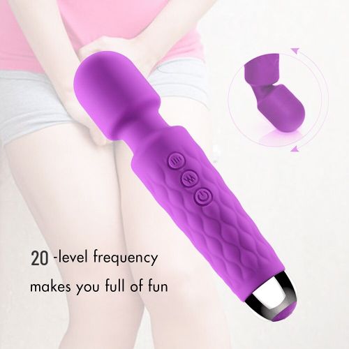 20 Vitesses Vibromasseur Vitesse Ajustable Stimulateur De Clitoris Et De Point G - Violet