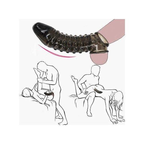 SEXTOYS Préservatif En Silicone Réutilisable Gland Flexible Agrandissement Du Pénis Éjaculation Retardée