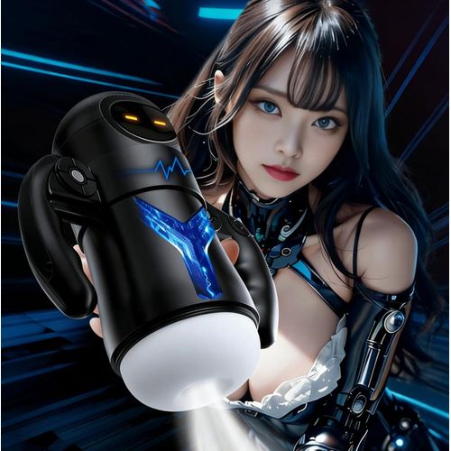 Masturbateur Masculin Electrique Rétractable Entièrement Automatique Avec Ventouse Chauffante Et Vibration, Texture Vaginale 3D Réaliste, Masturbateur Pour L'entraînement Du Pénis, Sextoy Pour Hommes