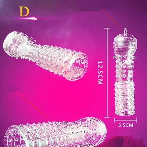 Anneau Pénien En Silicone Réutilisable Avec Manchon Pénien à Pointes Et Gode Pour Une érection Plus Forte Stimule Le Point G Facile à Nettoyer 18+