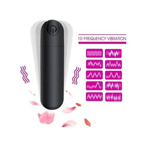 SEXTOYS Vibromasseur Bullet Rechargeable Par USB - 10 Vitesses – Noir
