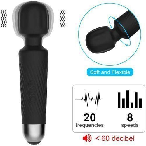 SEXTOYS SEXTOYS Vibromasseur Massage Pour Femme Adulte Vibrateur D'oeuf Vibrant à 20 Vitesses,Point G Stimulateur