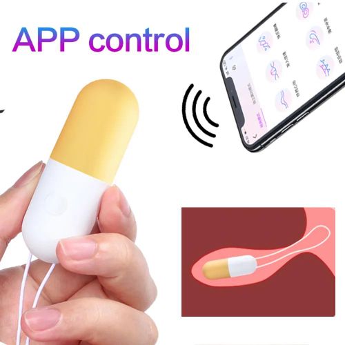 V-ibrateur Capsule Oeuf, Mini V-ibrateur, Jouet S-exuel Adulte Contrôlé par Application