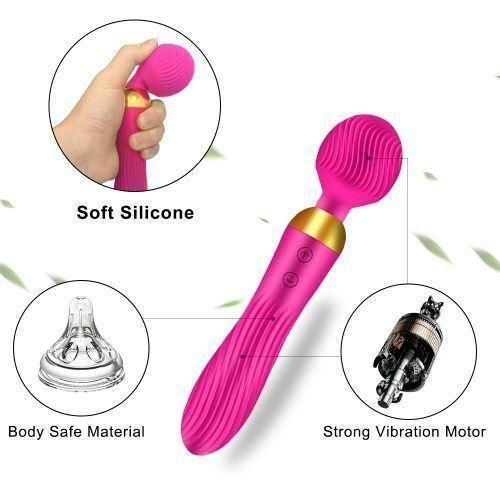 Vibromasseur magique puissant à 18 vitesses pour femme, stimulateur de clitoris, point G, gode, jouets sexuels pour adultes