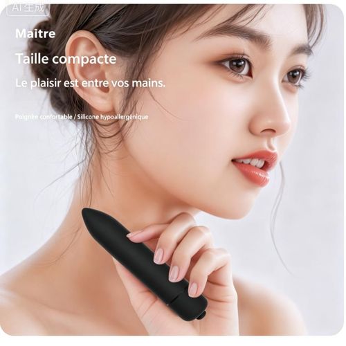 1XBULLET Femme GSPOTS Vibrateur - Noir
