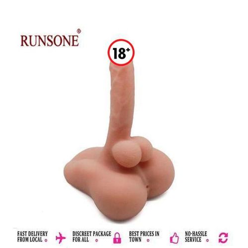 Khufuzi Godemiché liquide réaliste 3D avec base, tunnel anal, masturbateur, poupée sexuelle pour adultes, grands sextoys pour hommes et femmes