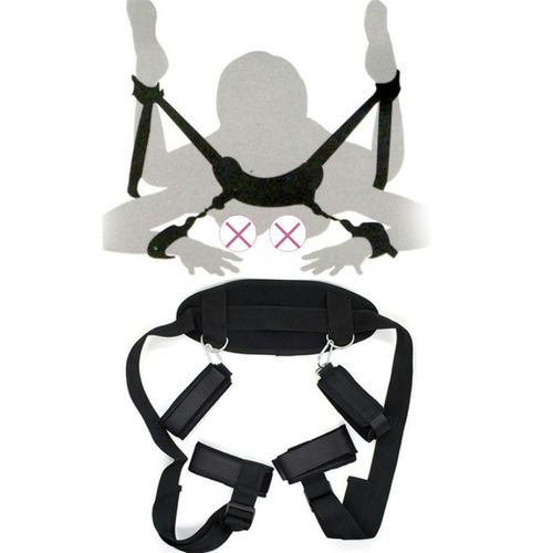 Jouets De Flirt Pour Adultes - Bandes De Flirt - Bandes De Jambe Homme/femme, Bandes De Flirt (noir)