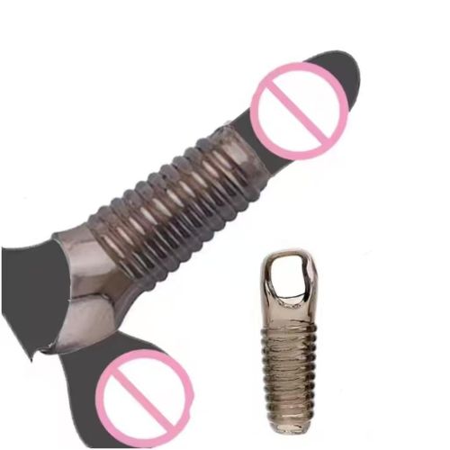 Extenseur de pénis réaliste, manchon pénien réutilisable en silicone, agrandisseur de pénis, préservatifs retardateurs pour hommes, godemiché, sextoys