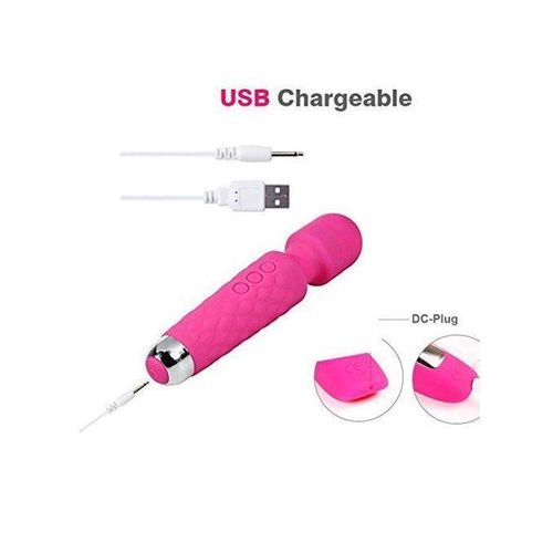 Vibro intime femme - Rechargeable USB – Design Ergonomique – Silicone Doux – Portable et Puissant