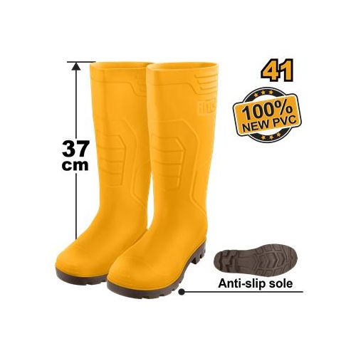 Ingco BOTTE PVC JAUNE N°41 SSH092L41