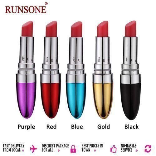 RUNSONE Mini-jouets discrets pour le clitoris et les tétons, inspirés du rouge à lèvres, pour femmes et couples. Cadeau idéal pour la Saint-Valentin.