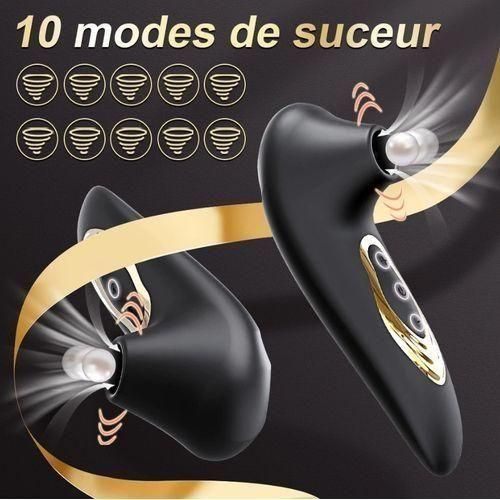 Vibromasseur à Succion Pour Clitoris Et Mamelon Féminin, Stimulateur Oral Sous Vide, Puissant, Jouets Sexuels, Produits Pour Adultes