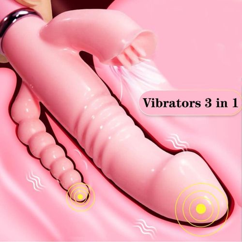 Jiu Ai vibromasseur Pour Femmes, Double Langue, Gode, Jouet Sexuel Pour Femmes