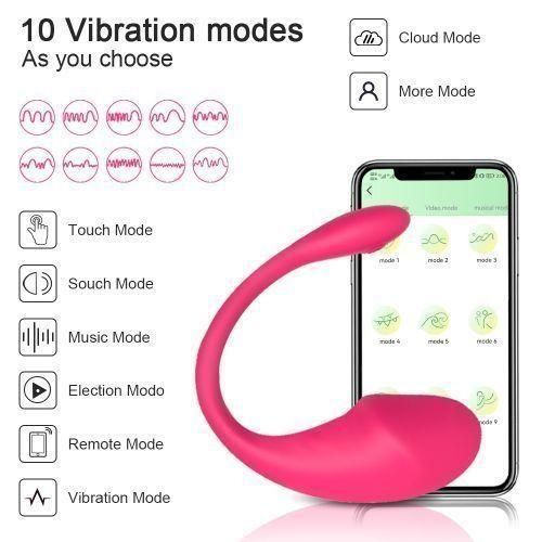 Vibromasseur Bluetooth Sans Fil - Stimulateur Point G - Jouet Intime Pour Femme Adulte (+18)