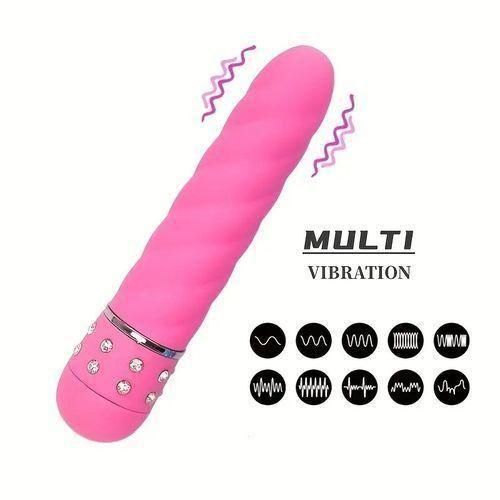 Mini vibrateur clitoridien multi-fréquences et masseur point G - Rose