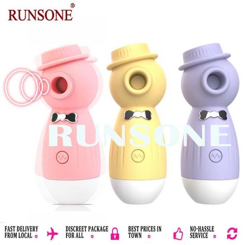 RUNSONE Clitoris discret mamelons sucteur vibrateur puissant modes d'aspiration rose jouet suction massageur stimulateur flirts prélude adulte jouet sexuel non embarras cadeau pour les femmes dames petite amie épouse